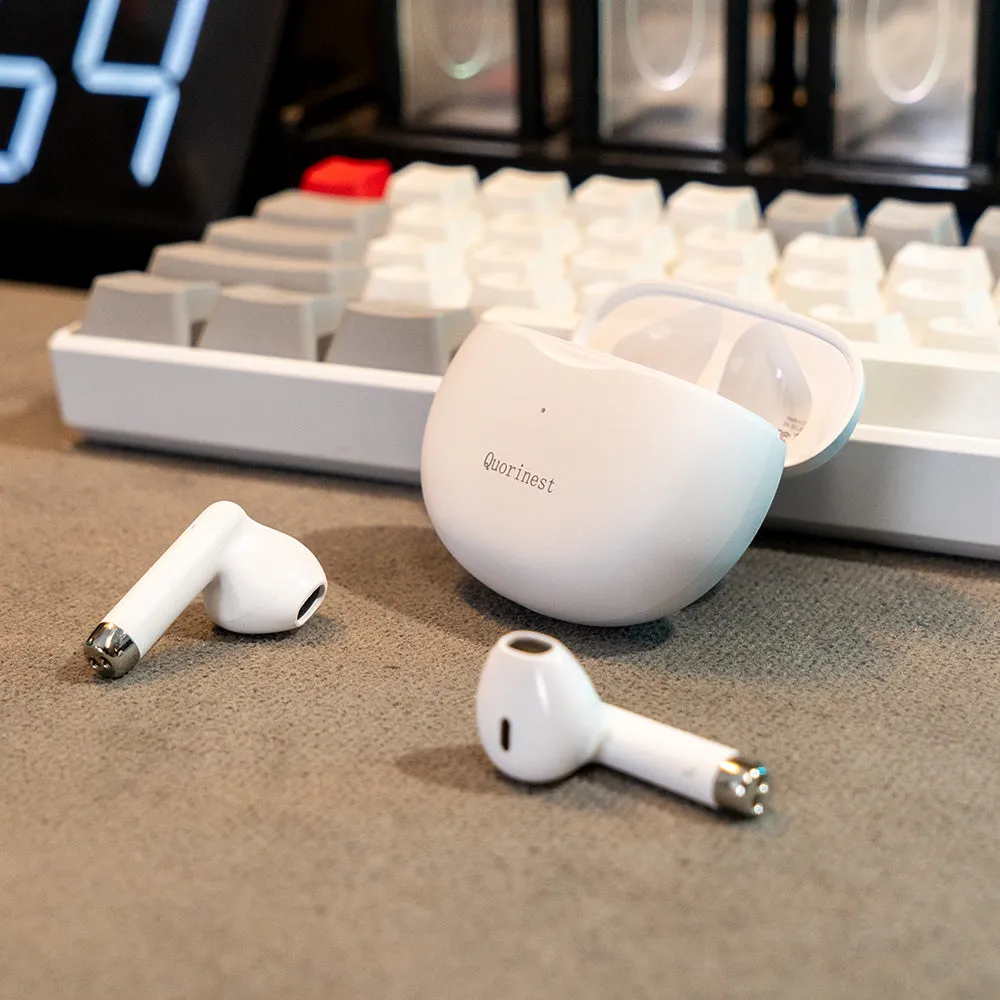 Quorinest TWS Earbuds Support Wireless Charging