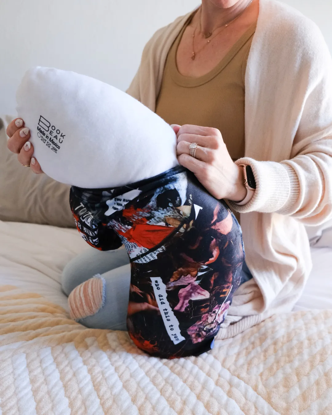 REPLACEMENT COVER ONLY Dark Romance Reading Pillow