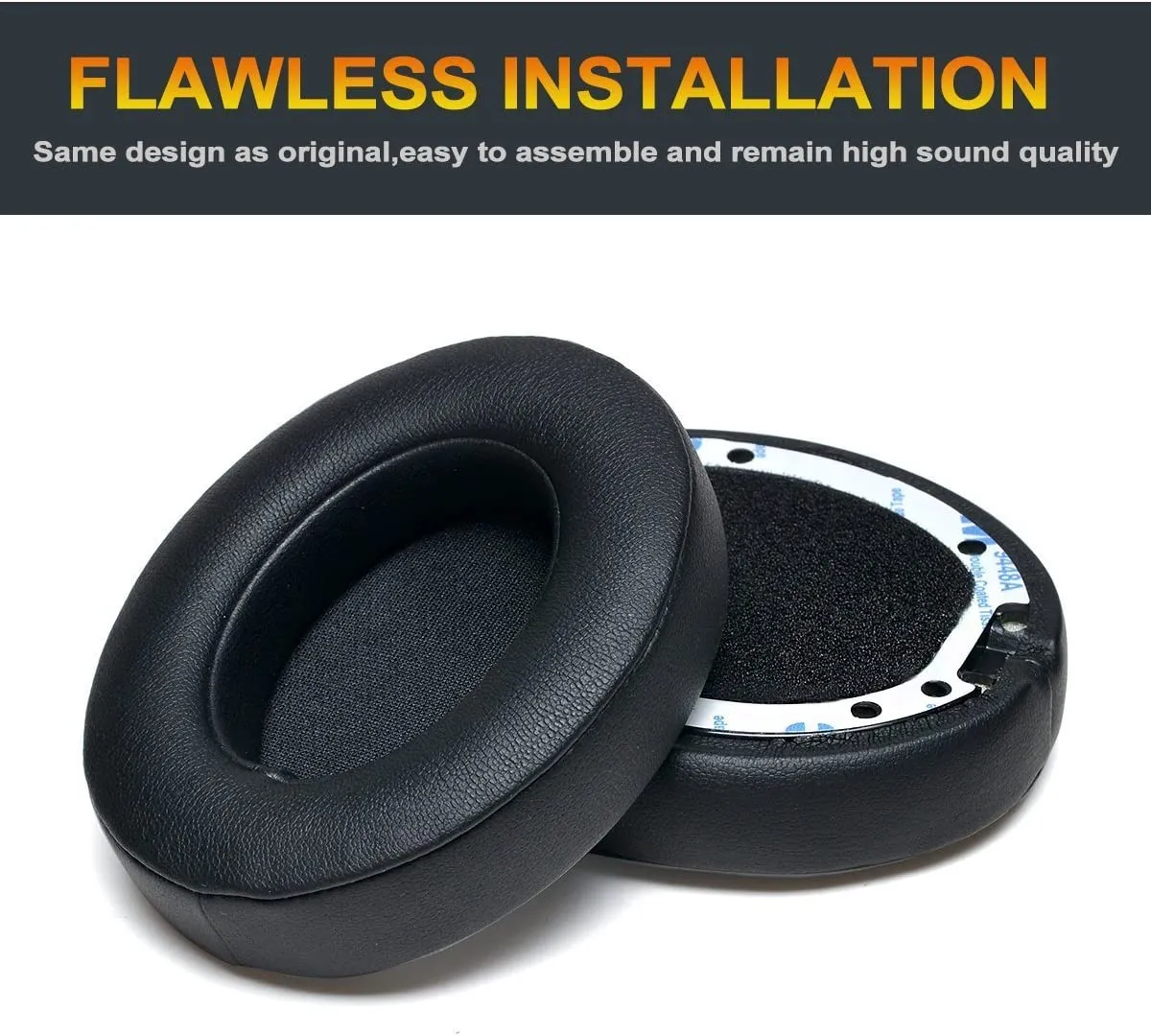 Replacement Earpads 2PCS Foam Ear Pad Cushion for Beats Studio 2.0 3.0 Wired Wireless