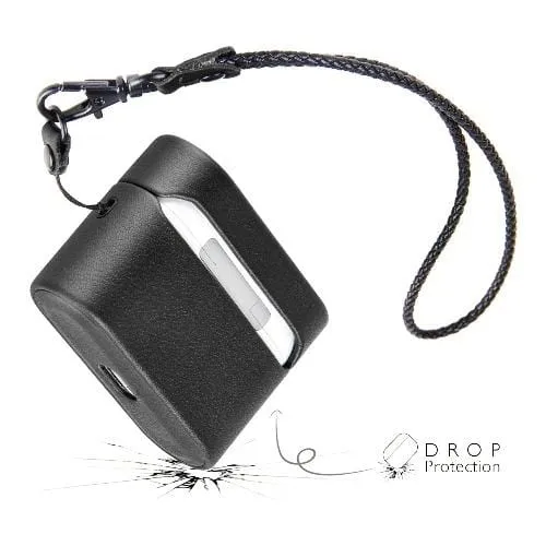Retro Black Leather Case - Apple AirPods Pro (1st Generation)