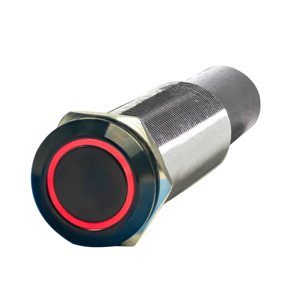 REVERT Harsh Environment | Dual Output | 3 Color | Push Button Marine Switch | 19MM | Black