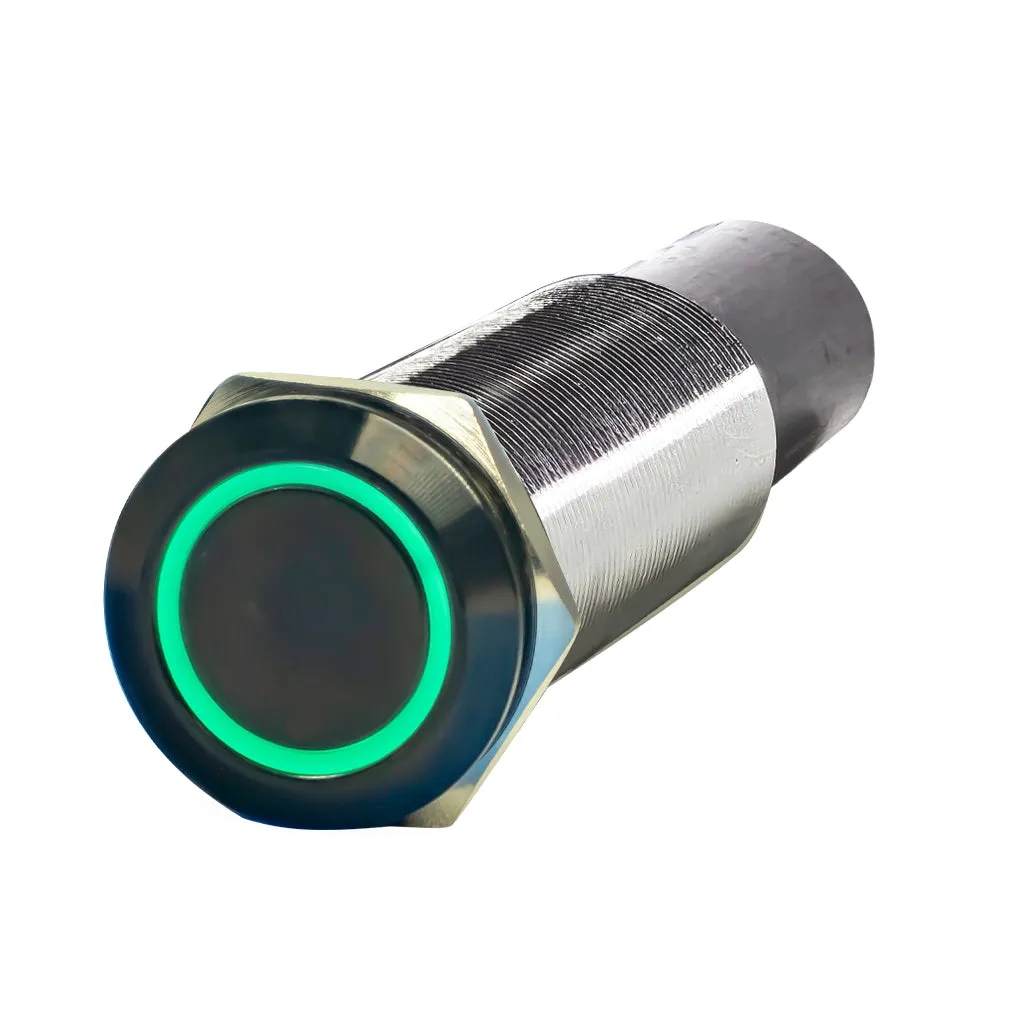 REVERT Harsh Environment | Dual Output | 3 Color | Push Button Marine Switch | 19MM | Black