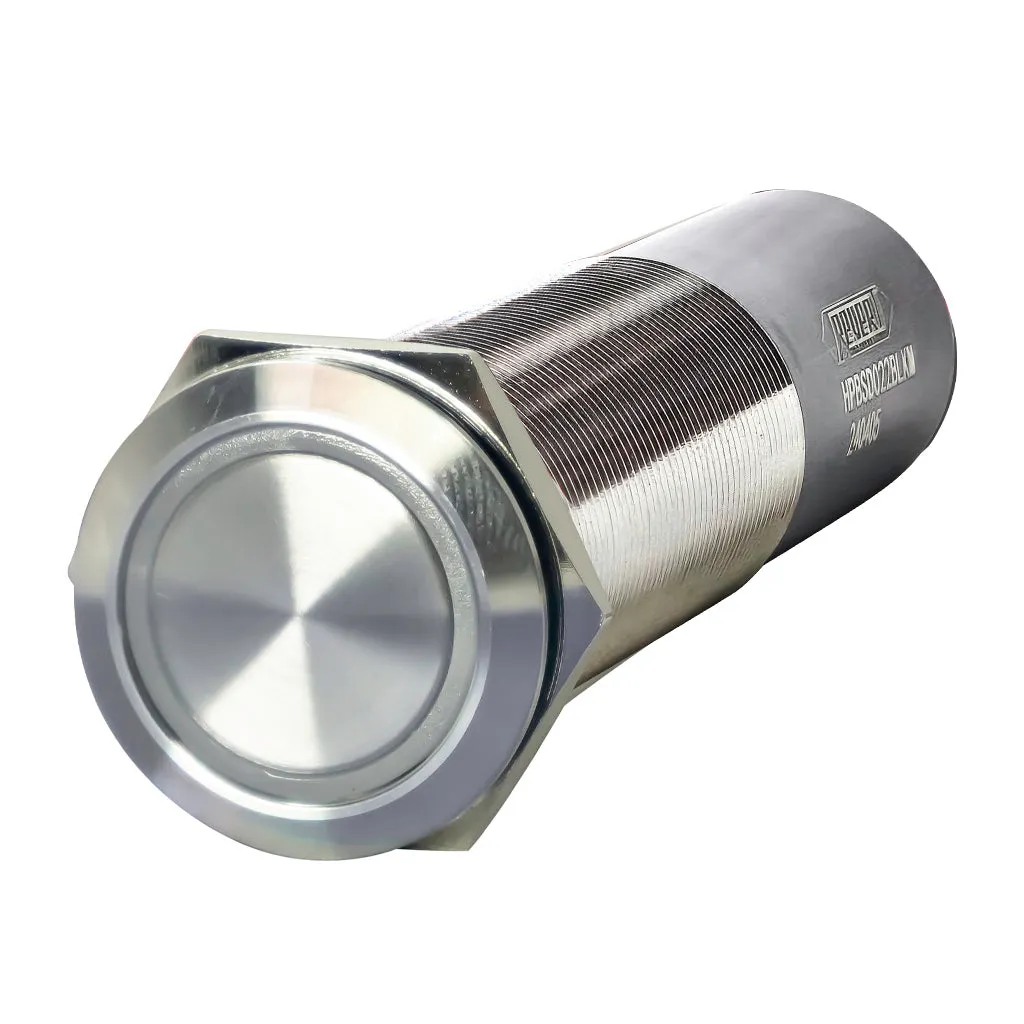 REVERT Harsh Environment | Dual Output | 3 Color | Push Button Marine Switch | 22MM | Stainless Steel