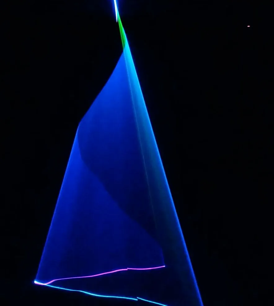 RGB-186 Laser 12W RGB LED Laser Landscape Projector 3D Lamp Disco Stage Party Effect Light