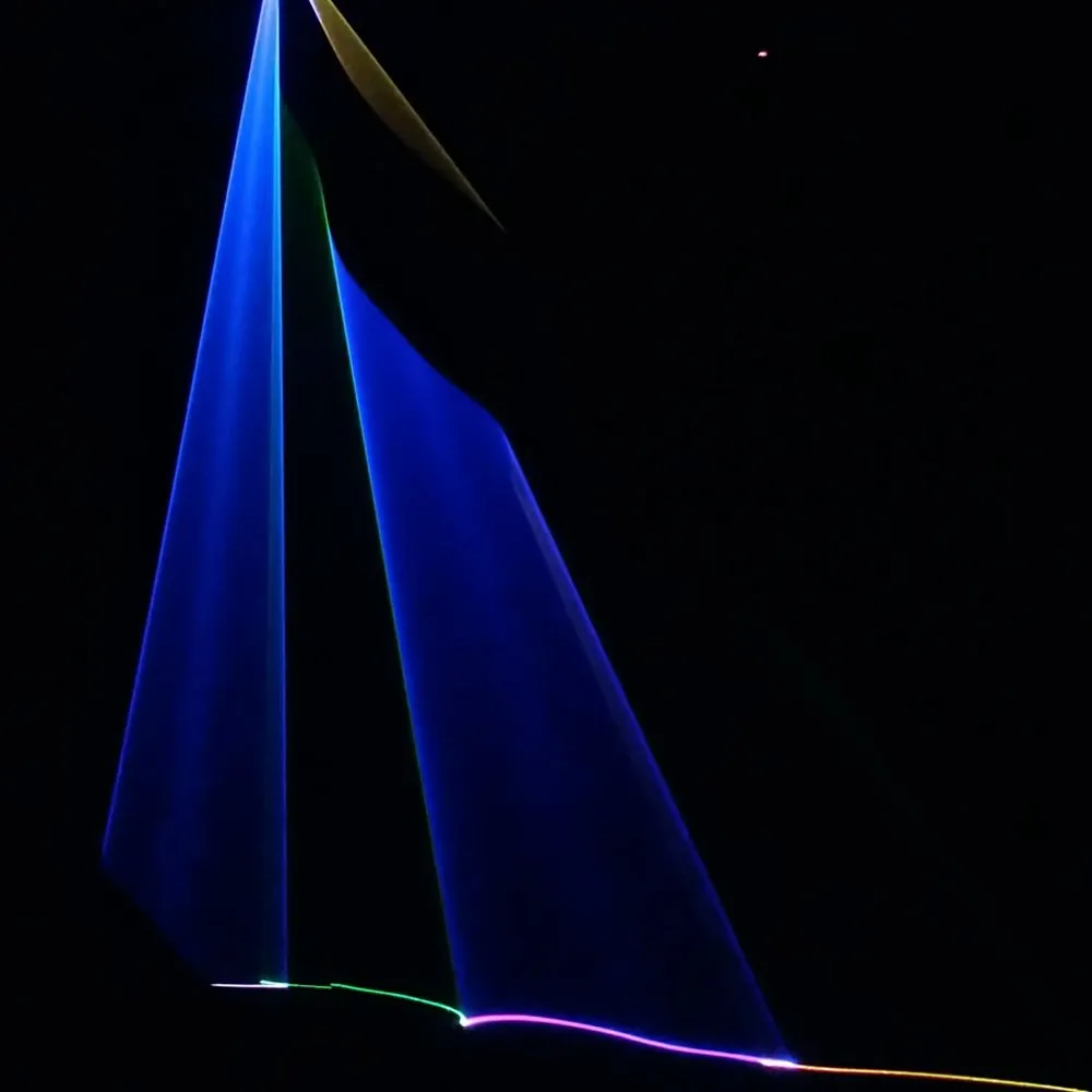 RGB-186 Laser 12W RGB LED Laser Landscape Projector 3D Lamp Disco Stage Party Effect Light