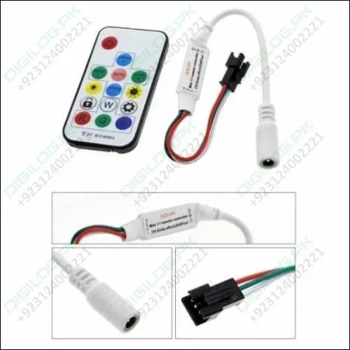 Rgb Led Pixel Strip Lights Wireless Remote Controller For Ws2811 Sk6812 Ws2812b 6803 1903