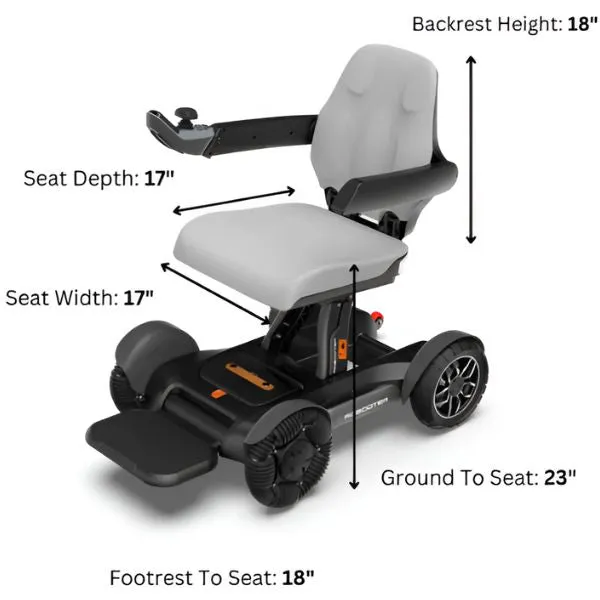 Robooter X40 Folding Electric Wheelchair