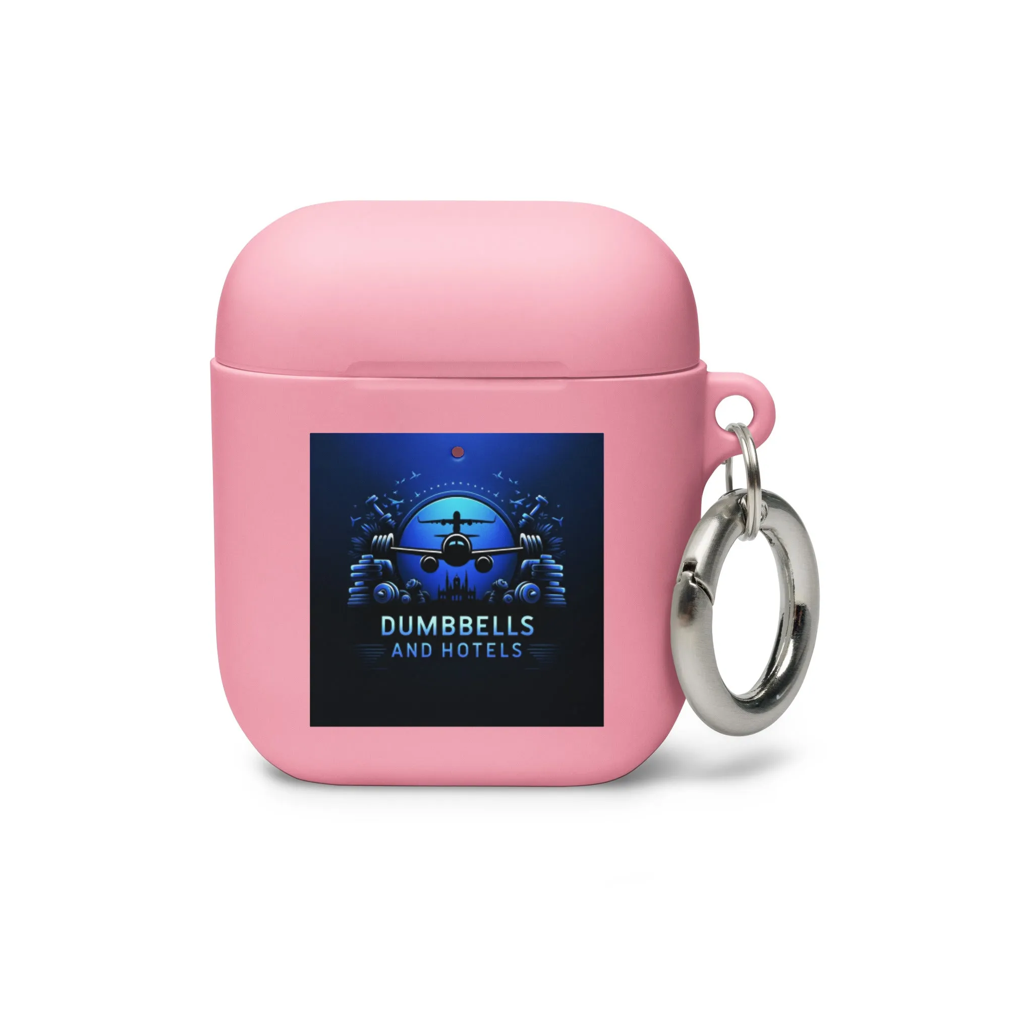 Rubber Case for AirPods® by Dumbbells and Hotels
