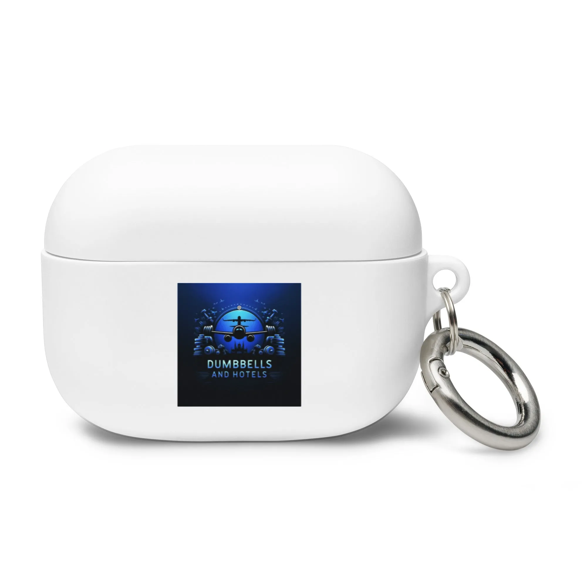 Rubber Case for AirPods® by Dumbbells and Hotels