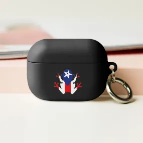 Rubber Case for AirPods® with Coqui Frog Design