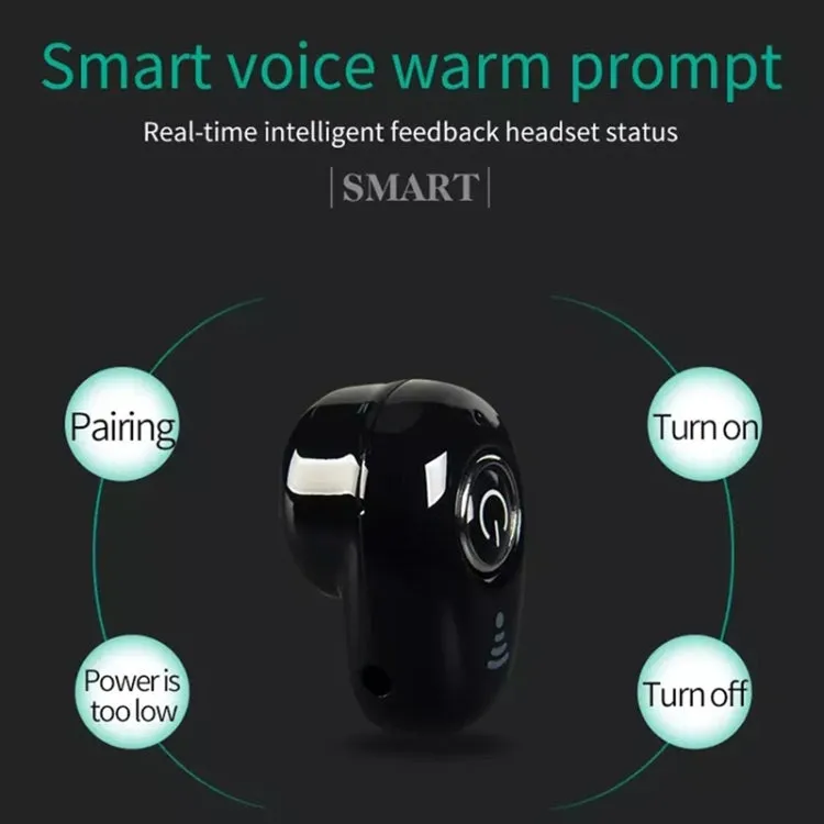 S650 Mini Bluetooth Earphone Earbuds Sport with Mic for All Phone(Gold)