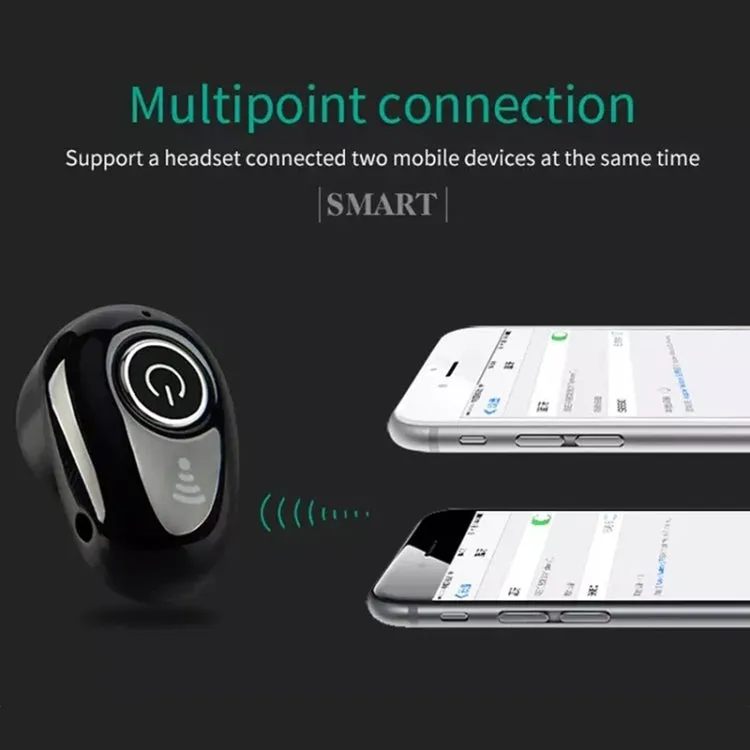 S650 Mini Bluetooth Earphone Earbuds Sport with Mic for All Phone(Pink)