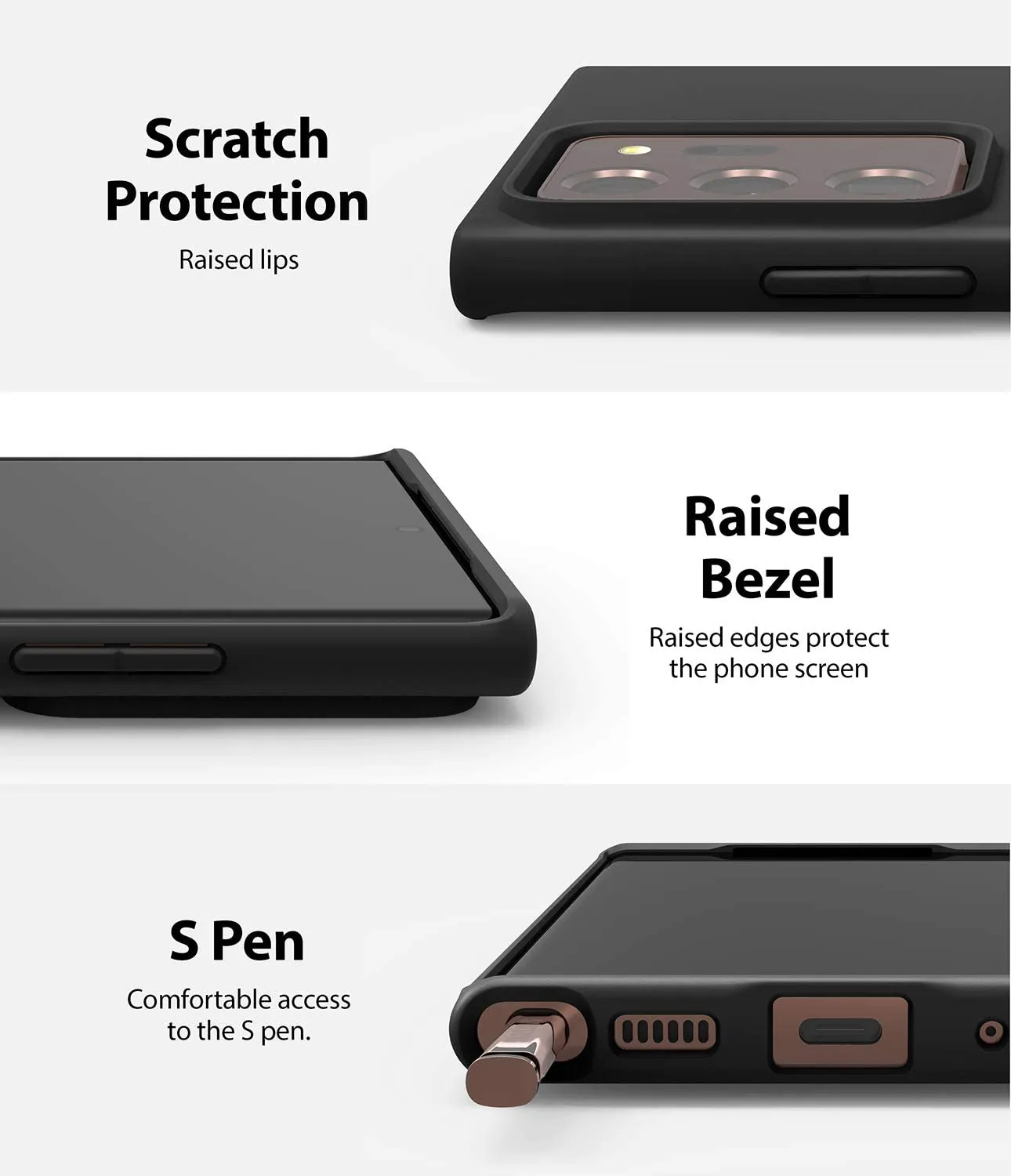 Samsung Galaxy Note 20 Ultra Case Cover| Air-S Series | Black