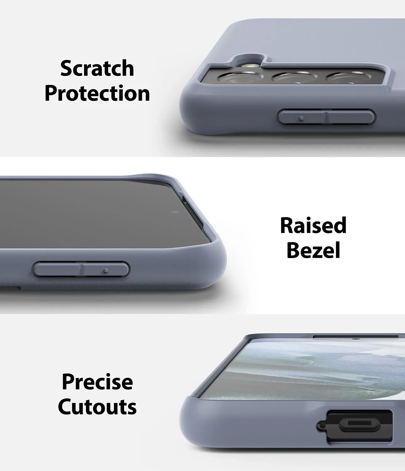 Samsung Galaxy S21 Plus Case Cover| Air-S Series | Lavender Gray