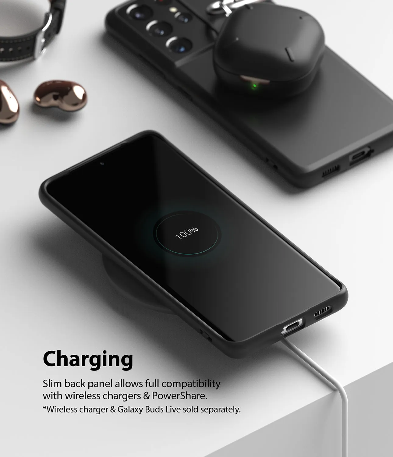 Samsung Galaxy S21 Ultra Case Cover| Air-S Series | Black