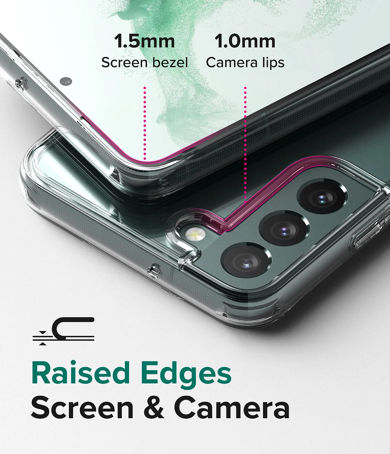 Samsung Galaxy S22 Plus Case Cover| Fusion Series| Matte Clear