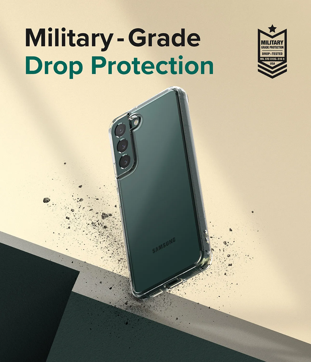 Samsung Galaxy S22 Plus Case Cover| Fusion Series| Matte Clear