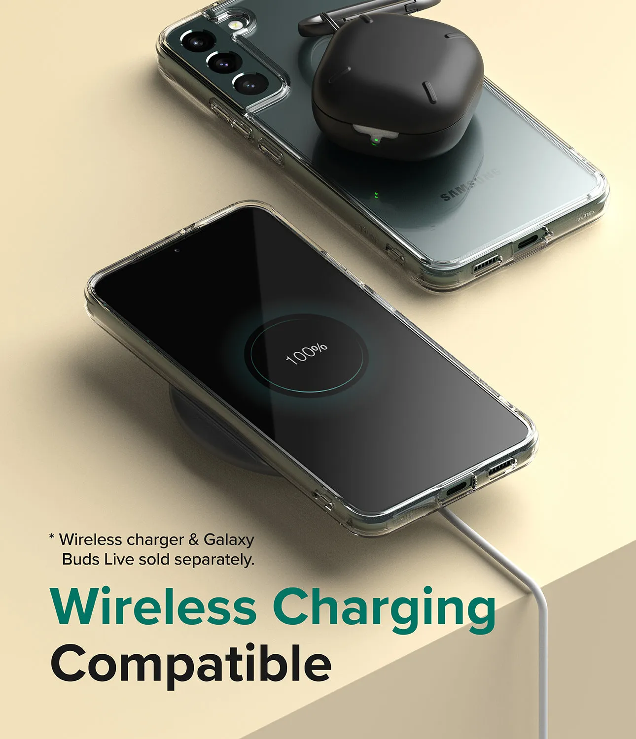 Samsung Galaxy S22 Plus Case Cover| Fusion Series| Smoke Black