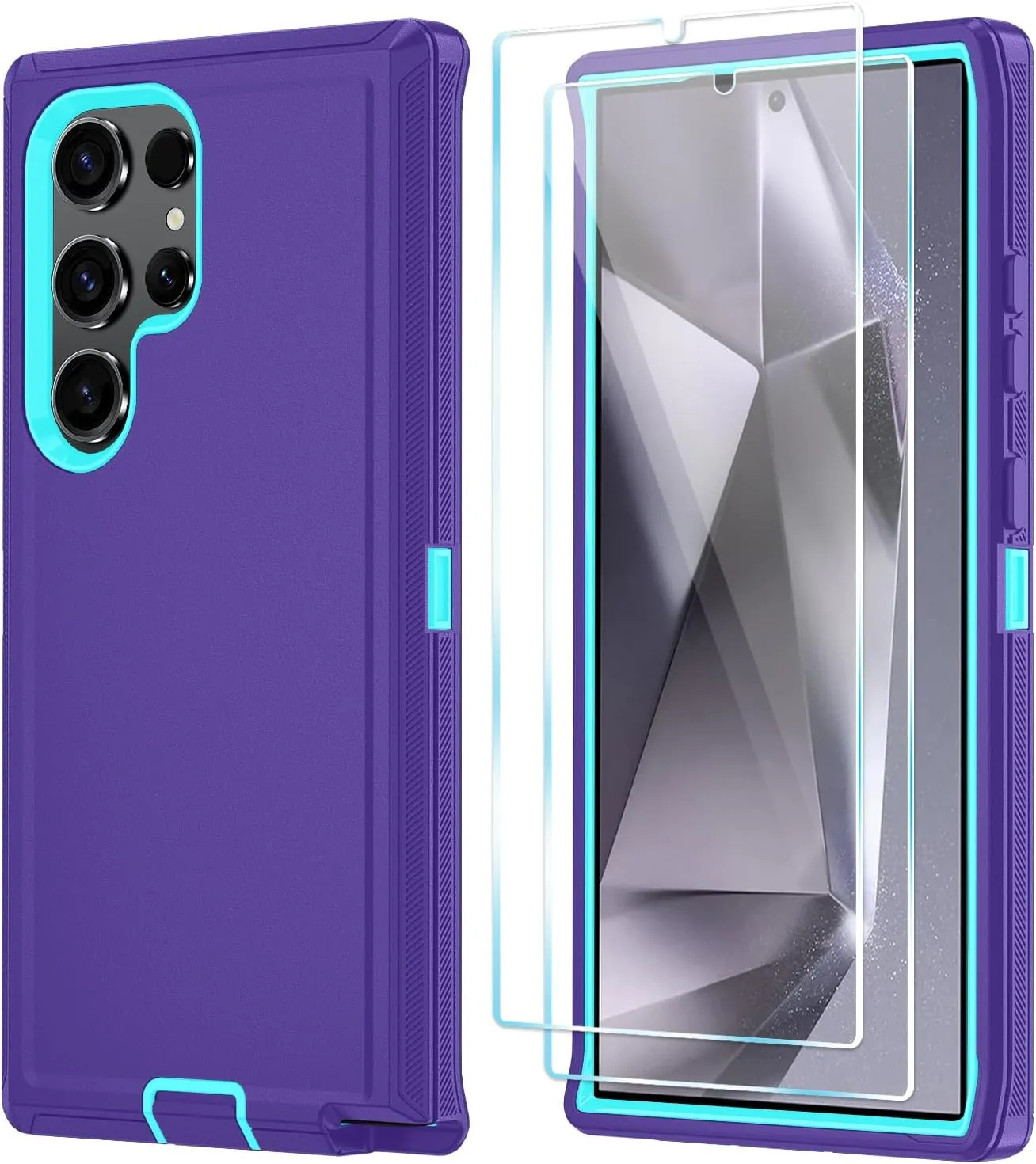 Samsung Galaxy S24 Ultra Case HD Screen Protector Heavy Duty Phone Case
