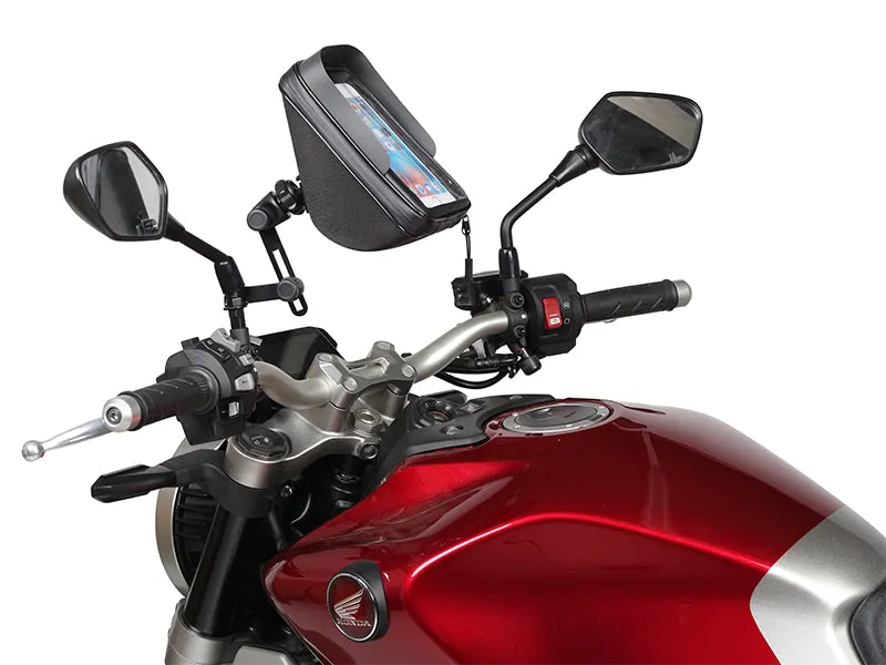 SHAD 180 x 90mm Phone Holder With Storage (Mirror Mount)