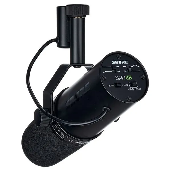 Shure SM7DB | XLR Professional Dynamic Microphone with Preamp