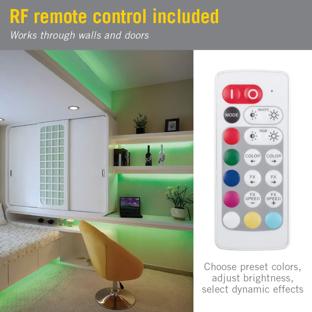 Slimline RGB W Color and White LED Controller