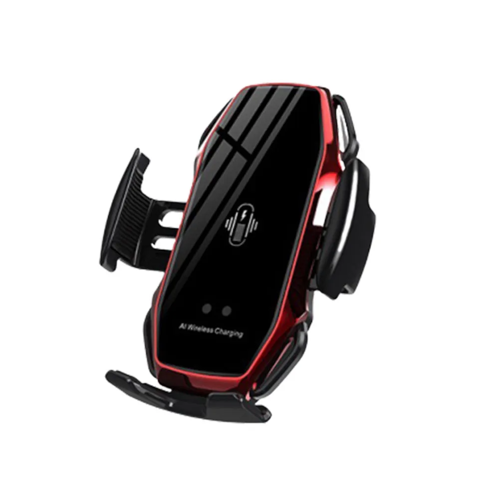 Smart Fast Wireless 10W Car Charger for iPhone  Samsung Mobile Phone Holder