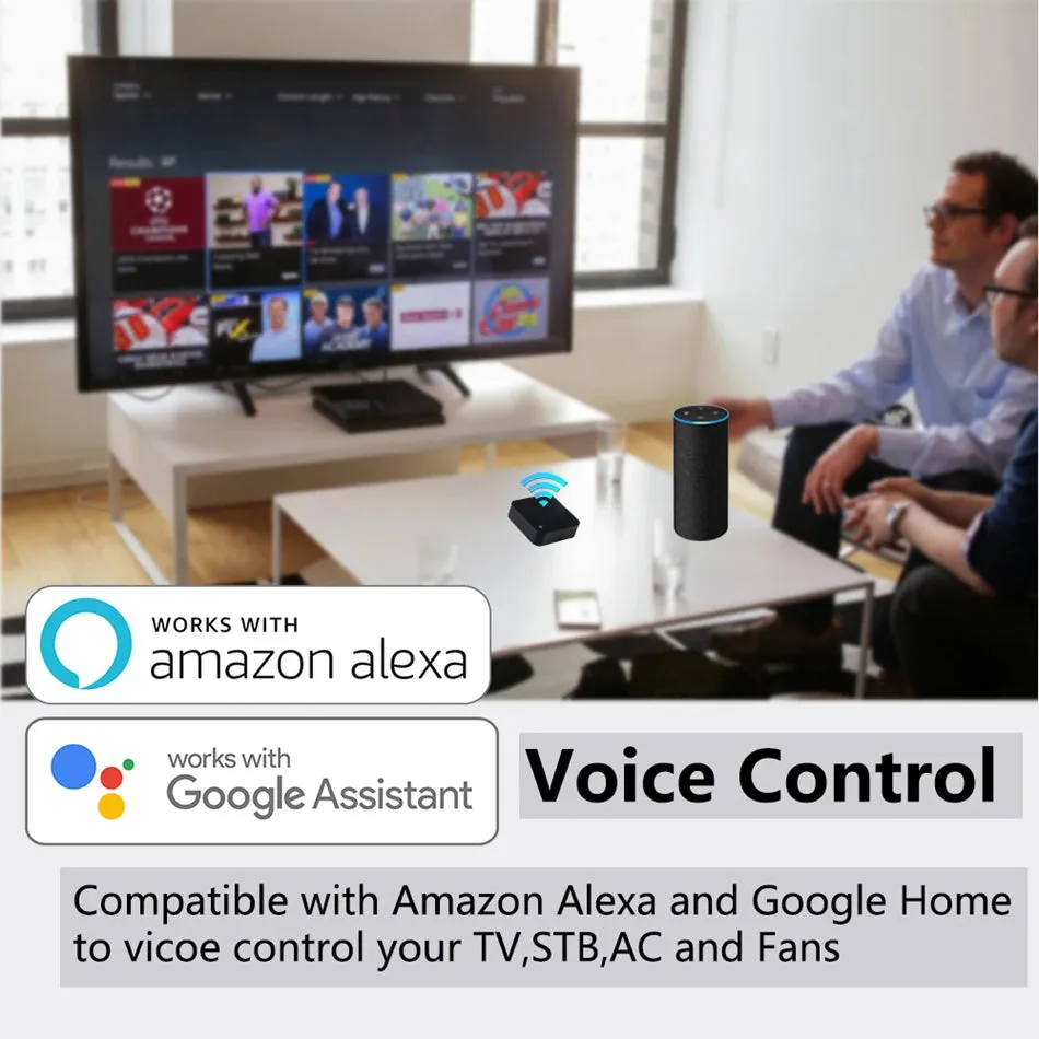 Smart WIFI IR Remote Control Universal Infrared Tuya Smart Home Remote Controller for TV DVD AUD AC Works with Alexa Google Home