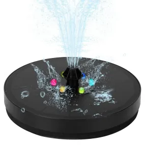 Solar Powered Fountain Pump Floating Bird Bath Pond Pump