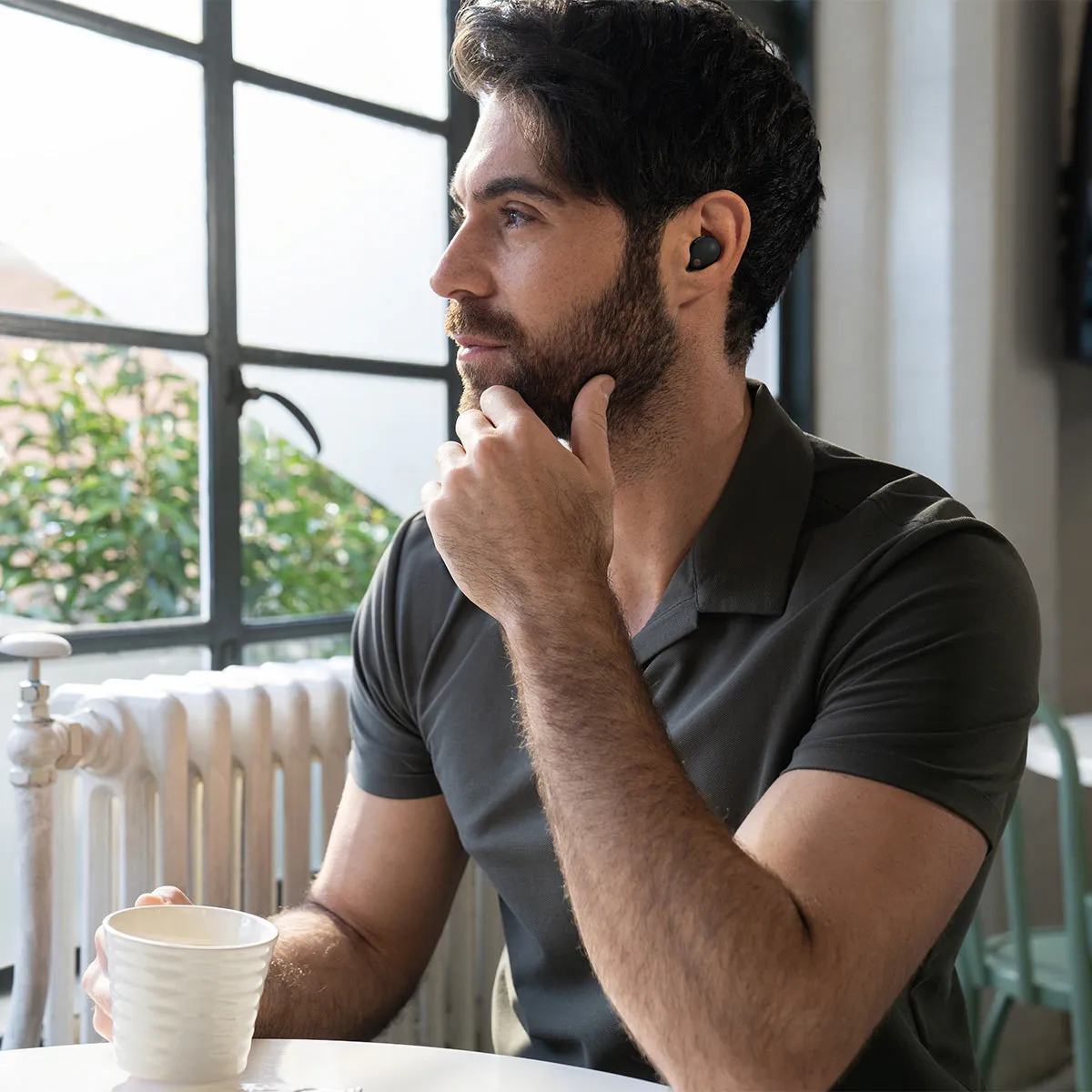 Sony WF-1000XM5 Wireless Noise Cancelling In-Ear Headphone Bundle with gSport Hardshell Case (Black)