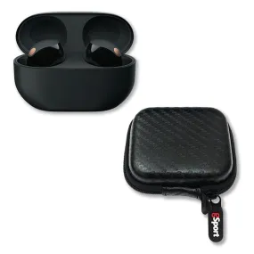 Sony WF-1000XM5 Wireless Noise Cancelling In-Ear Headphone Bundle with gSport Hardshell Case (Black)