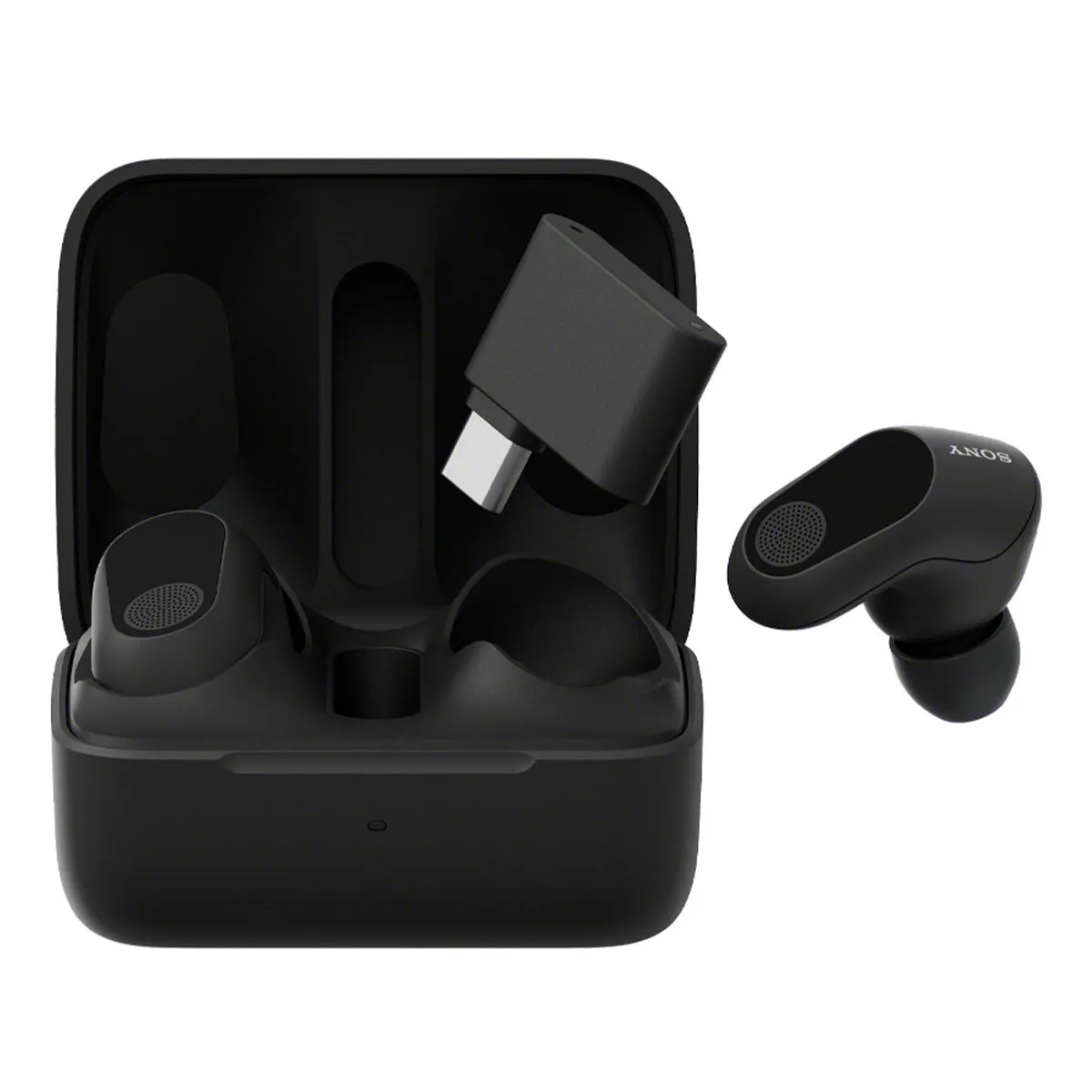 Sony WF-G700N INZONE Buds Truly Wireless Noise Cancelling Earbud Bundle with gSport Case (Black)