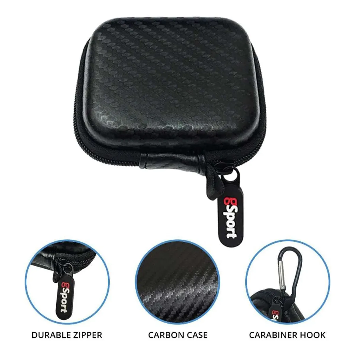 Sony WF-G700N INZONE Buds Truly Wireless Noise Cancelling Earbud Bundle with gSport Case (Black)