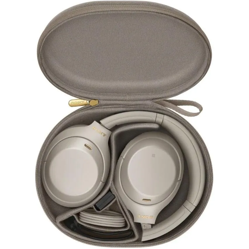 Sony WH-1000XM4 Noise Cancelling Wireless Headphones - 30 hours battery life - Over Ear style - Optimised for Alexa and the Google Assistant - with built-in mic for phone calls - Silver