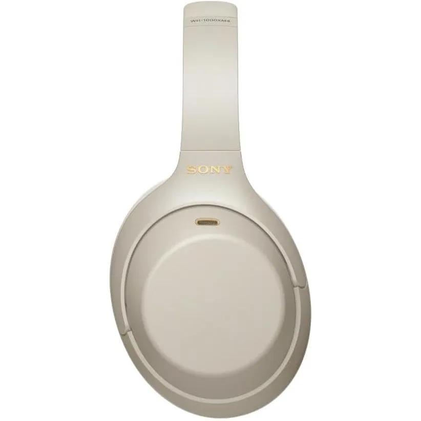 Sony WH-1000XM4 Noise Cancelling Wireless Headphones - 30 hours battery life - Over Ear style - Optimised for Alexa and the Google Assistant - with built-in mic for phone calls - Silver