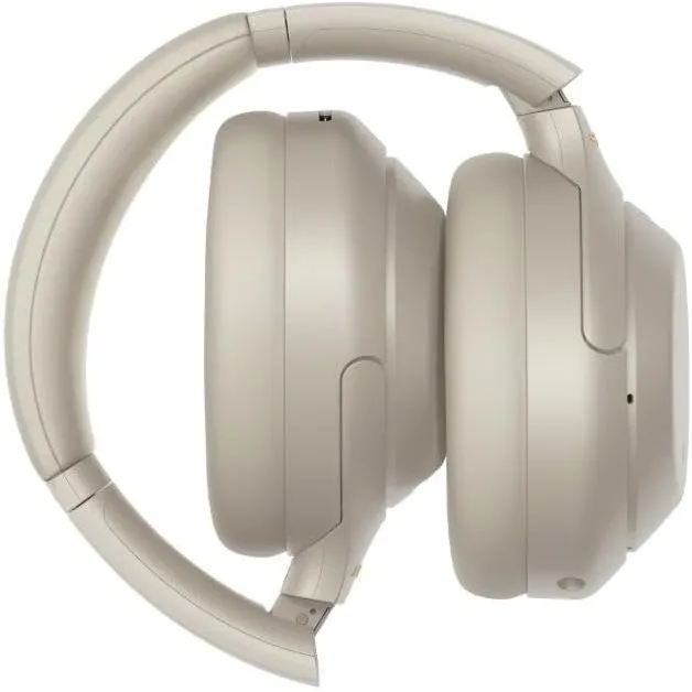 Sony WH-1000XM4 Noise Cancelling Wireless Headphones - 30 hours battery life - Over Ear style - Optimised for Alexa and the Google Assistant - with built-in mic for phone calls - Silver