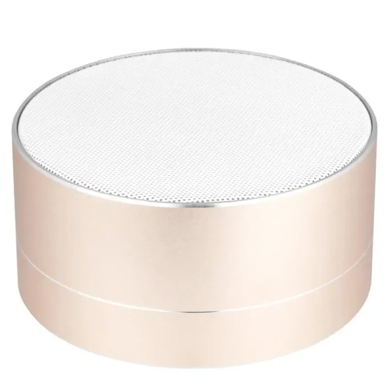 Sound Disc Bluetooth Speaker Haute Audio 5 Watts w/ AUX input (Gold)