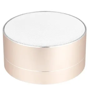 Sound Disc Bluetooth Speaker Haute Audio 5 Watts w/ AUX input (Gold)
