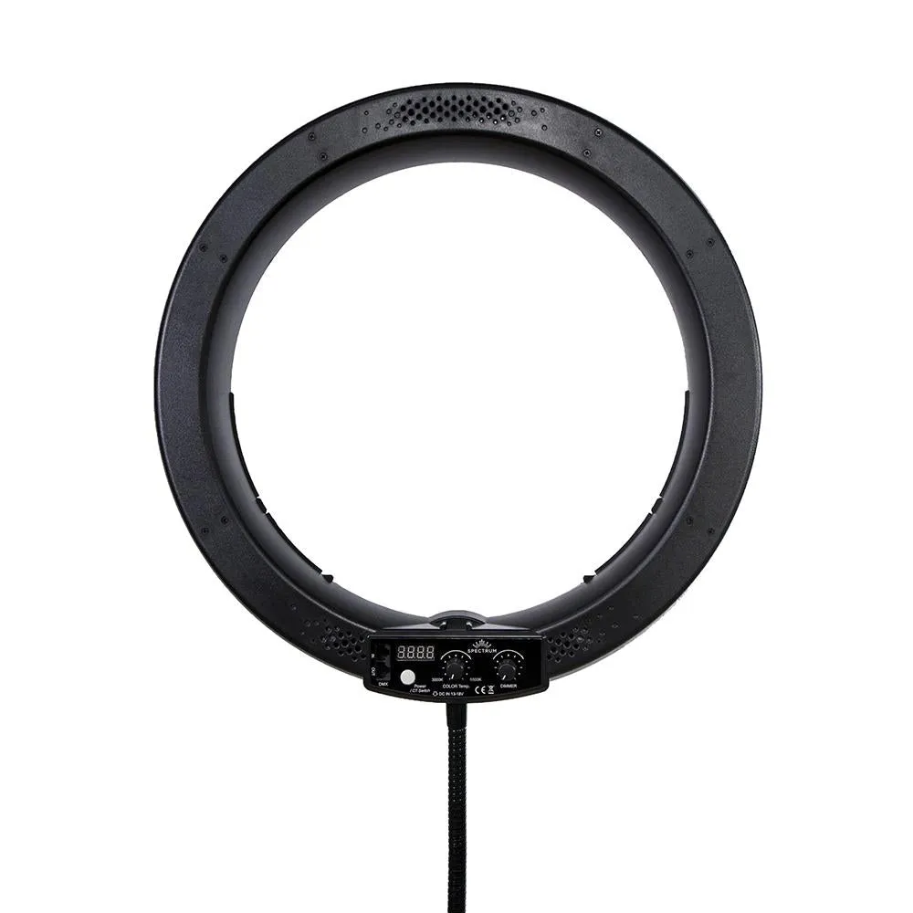 Spectrum Aurora Gold Luxe II with 9" Crystal Luxe Complete Ring Light Desk Kit