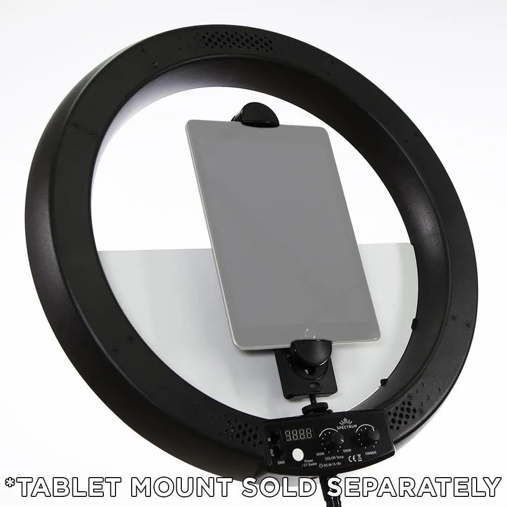 Spectrum Aurora Gold Luxe II with 9" Crystal Luxe Complete Ring Light Desk Kit