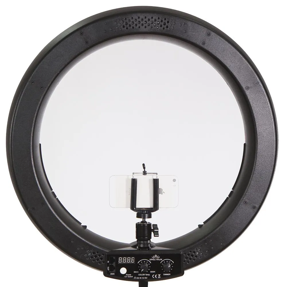 Spectrum Aurora Gold Luxe II with 9" Crystal Luxe Complete Ring Light Desk Kit