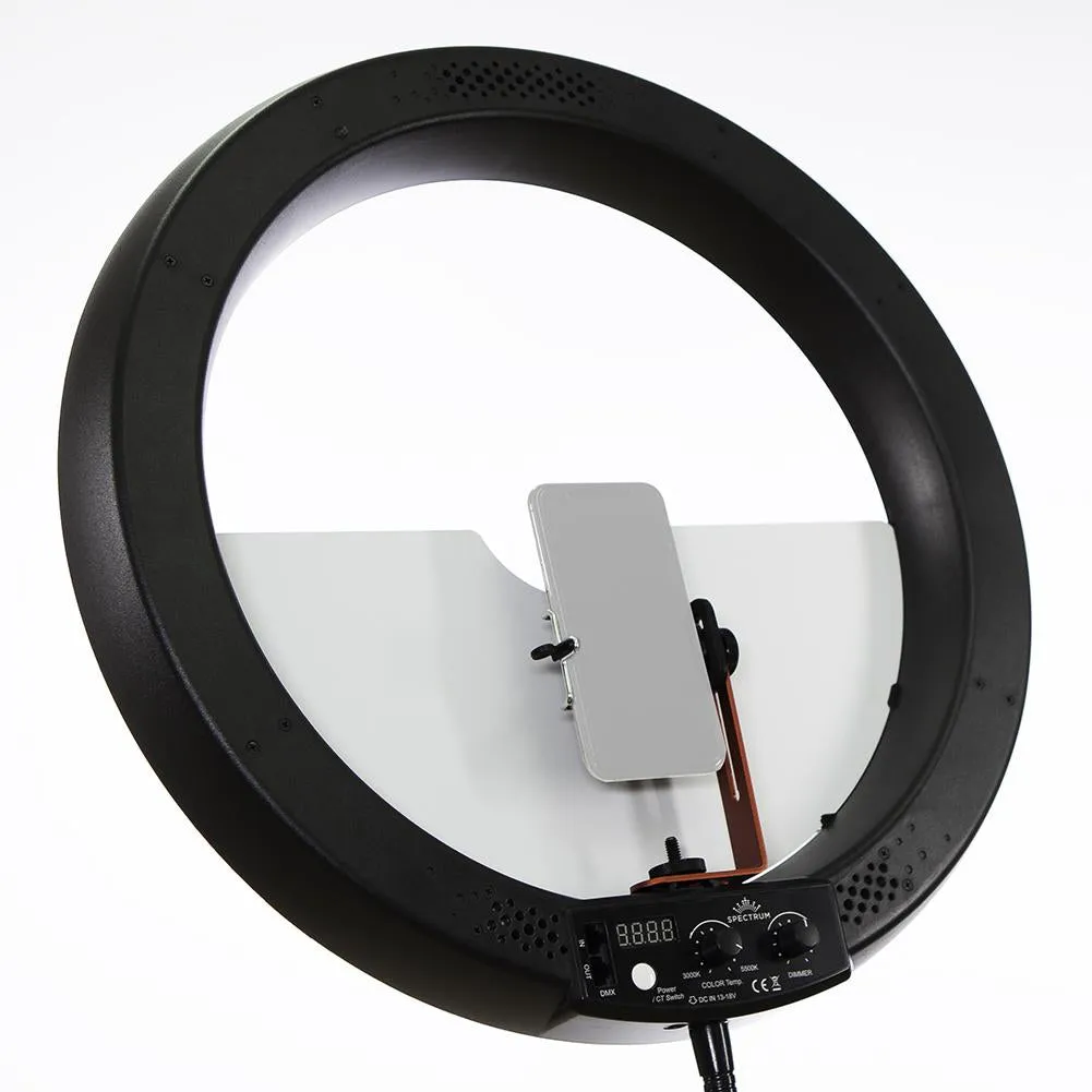 Spectrum Aurora Gold Luxe II with 9" Crystal Luxe Complete Ring Light Desk Kit