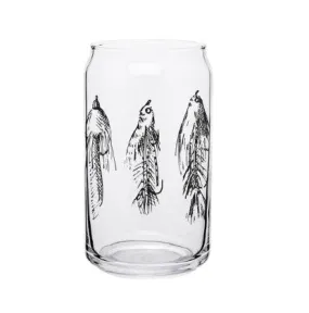 Streamers Beer Can Glass