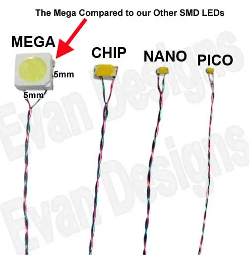 Super Bright Solid Mega LEDs