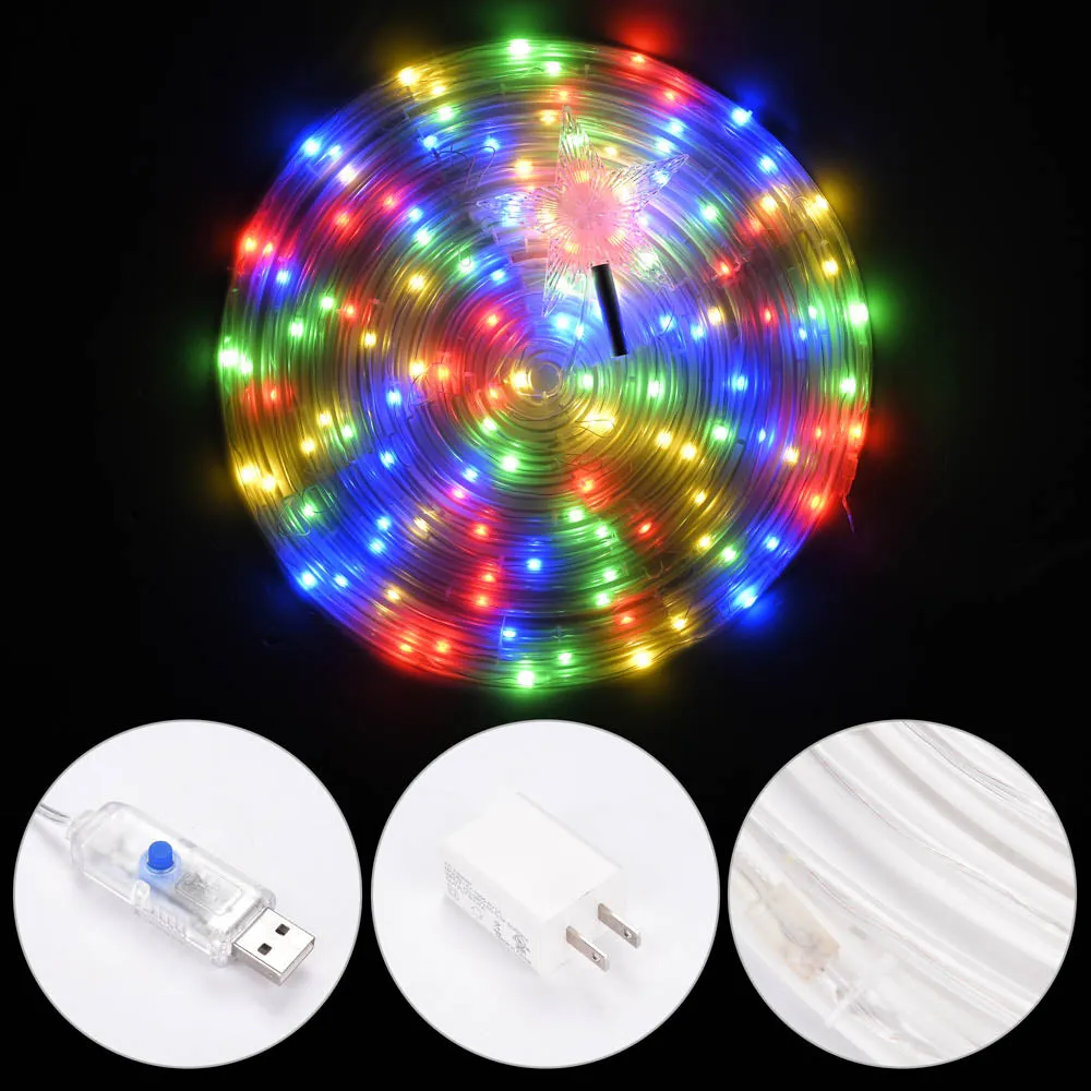 TheLAShop 6ft LED Spiral Christmas Tree USB Powered