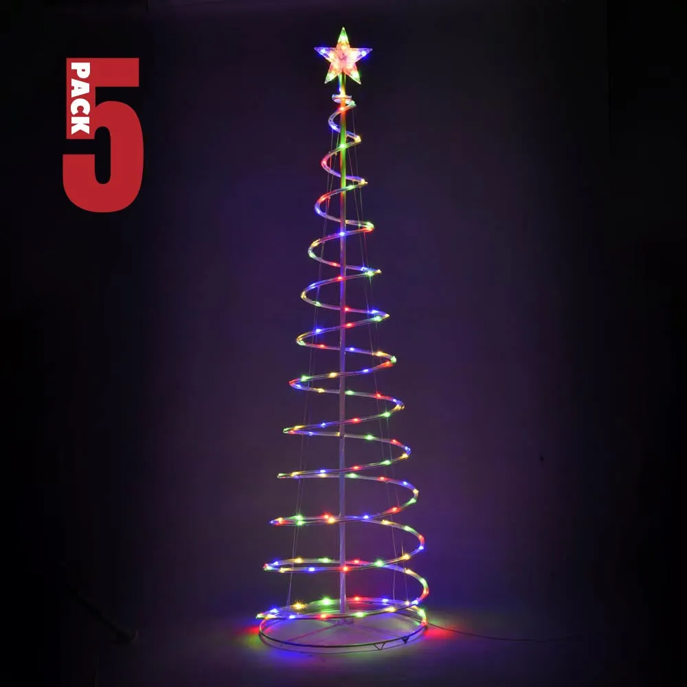 TheLAShop 6ft LED Spiral Christmas Tree USB Powered