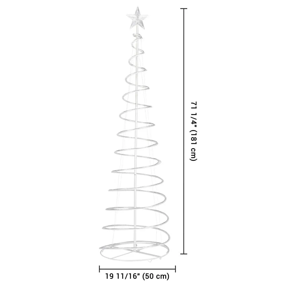 TheLAShop 6ft LED Spiral Christmas Tree USB Powered