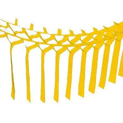 Tissue Streamer Garland - Gold