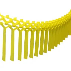 Tissue Streamer Garland - Yellow