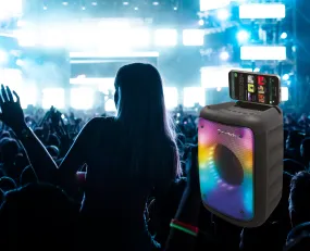 TOPTECH KL-4 Pulse Blast Bluetooth Speaker, 800W, 4" Woofer, Flame Effect, Wireless, FM Radio
